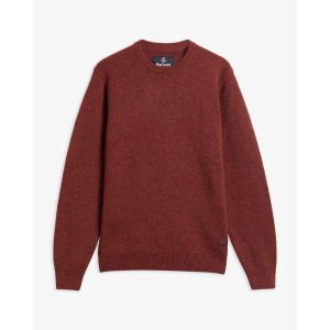 ESSENTIAL PATCH CREW NECK SWEA - BR57 RUSSET