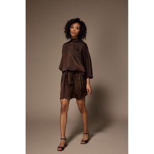 GALA SHORT Dress 040 Brown