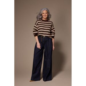 MICHELLE STRIPED Pull Brown stripe K2