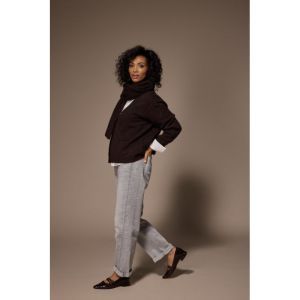 GLORIA Gilet Dark Brown H87