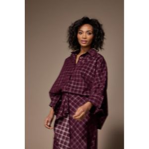FLYNN Blouse 137 Plume check