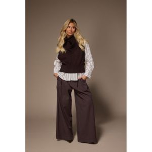FEM Debardeur Dark Brown H87