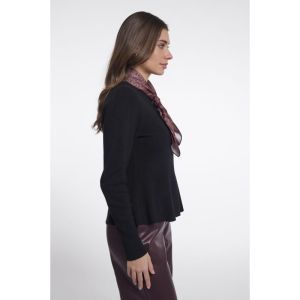 Small square scarf with print Sangria paisley