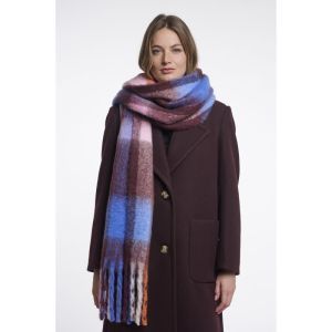 Scarf Blue fudge chec