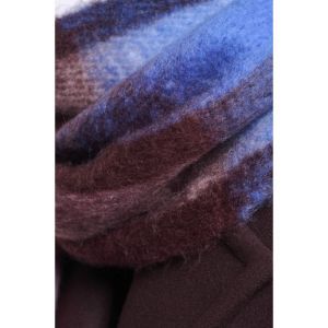 Scarf Blue fudge chec
