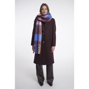 Scarf Blue fudge chec