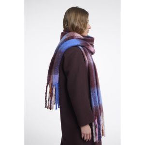 Scarf Blue fudge chec