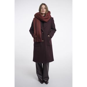 Scarf with fringes Sangria