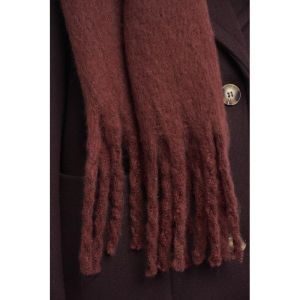 Scarf with fringes Sangria