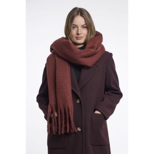 Scarf with fringes Sangria