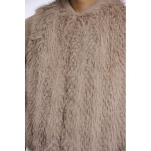 Faux fur waistcoat with hook & Oat