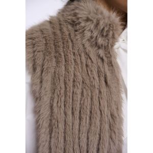 Waistcoat with closure Mocha latte