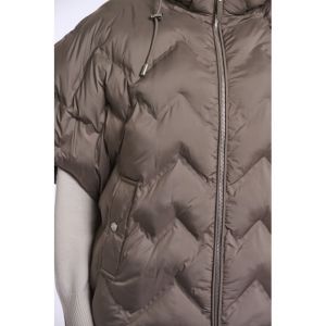 Cape with detachable hood Toffee