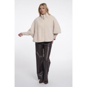 Cape with zipper Birch