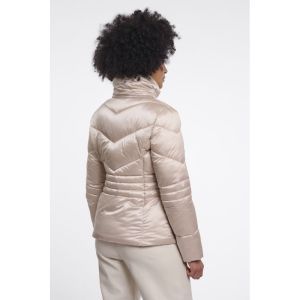 Light padded fitted jacket Oat