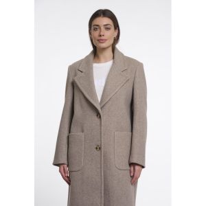 Single breasted coat Toffee melange
