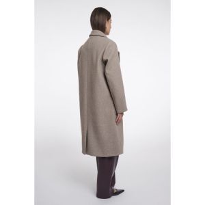 Single breasted coat Toffee melange