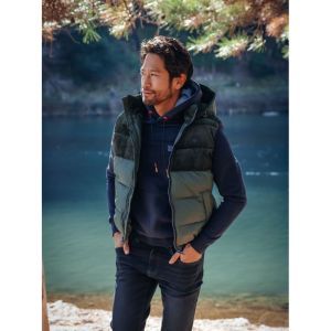Bodywarmer rib 309 Dark green