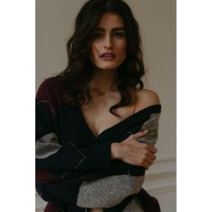 - Burgundy/Grey