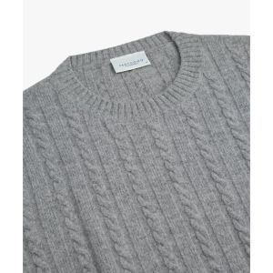 PULLOVER CREW NECK GREY - Grey