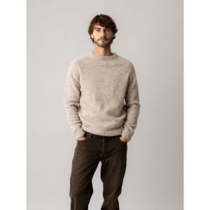 Carlos Crew Neck Knit 876 Light Grey