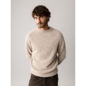 Carlos Crew Neck Knit 876 Light Grey