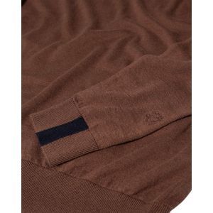 Adam Soft Roll Neck Knit 289 Cocoa Brown