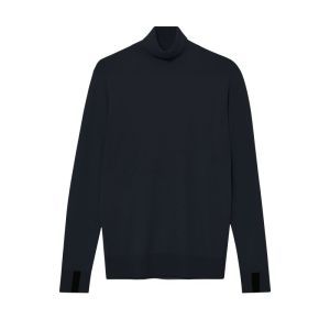 Adam Soft Roll Neck Knit 469 Navy