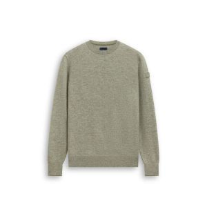Pullover Crew-Neck Plain       3719 mosgroen/g