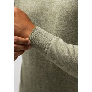 Pullover Crew-Neck Plain       3719 mosgroen/g