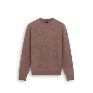 Pullover Crew-Neck Plain       4219 oud roze/g