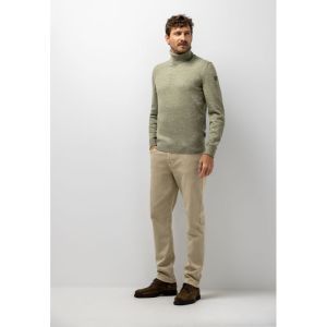 Pullover Col Plain 3719 mosgroen/g