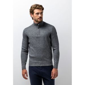 Pullover Sportzip Plain - Butt 5919 donkerblau