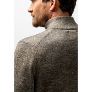 Pullover Sportzip Plain - Butt 8919 donkerbrui