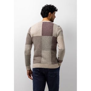 Pullover Crew-Neck Colourblock 1419 kit/grint