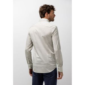 Shirt LS Print Poplin 3137 lichtgroen