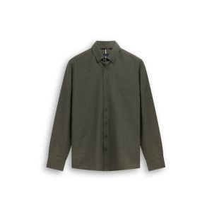 Shirt LS Print                 3789 mosgroen/d