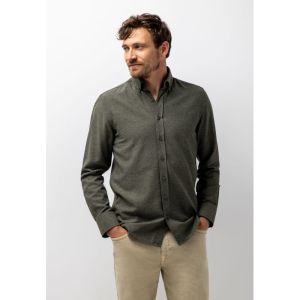 Shirt LS Print                 3789 mosgroen/d