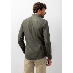 Shirt LS Print                 3789 mosgroen/d