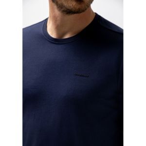 T-shirt Crew-Neck LS Plain     5900 donkerblau