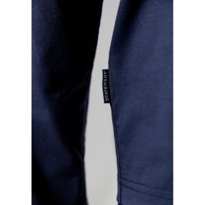 T-shirt Crew-Neck LS Plain     5900 donkerblau