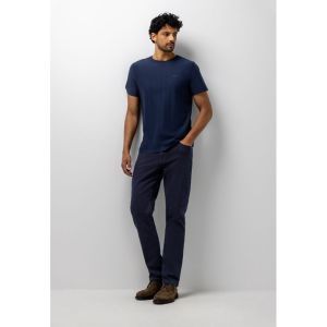 T-shirt Crew-Neck SS Plain 5900 donkerblau