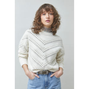 PULL PERNEL - 01-BLANC CASS