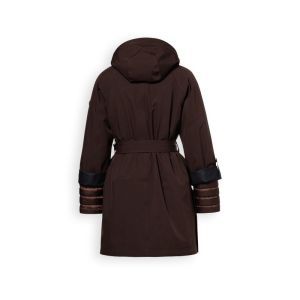 Parka ladies woven man-made fi - 2560 - ristre