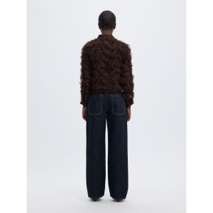 SLWMyline LS Fluffy Cropped Sh Delicioso