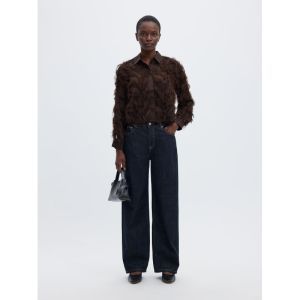 SLWMyline LS Fluffy Cropped Sh Delicioso